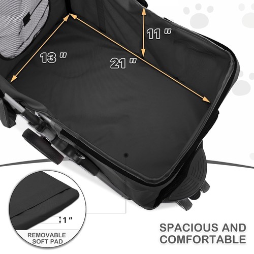 Pet stroller foldable - stroller,