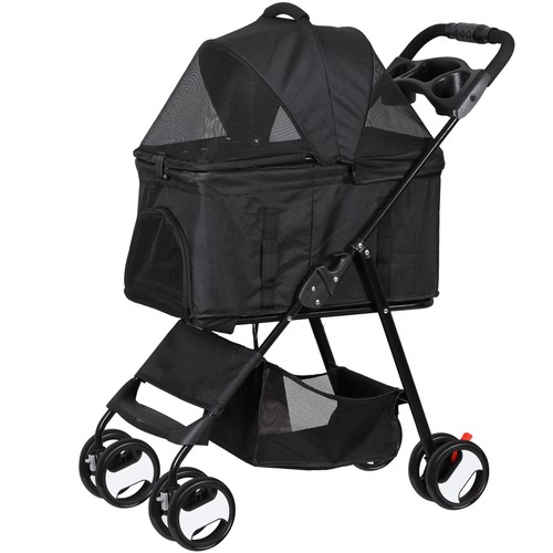Dog stroller folding - dog, 3-in-1