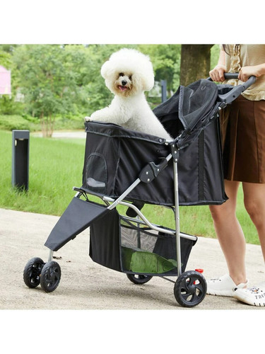 Foldable pet stroller - foldable,