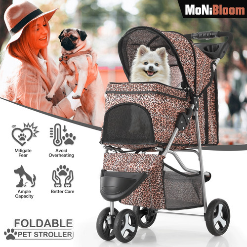 Portable pet dog stroller - portable,