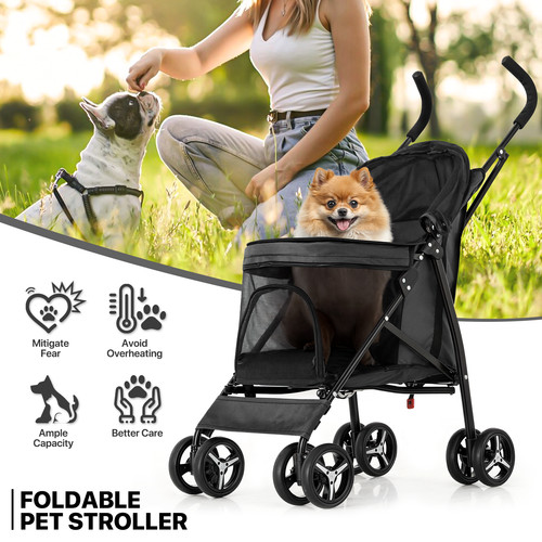 Folding wheels dog - folding,